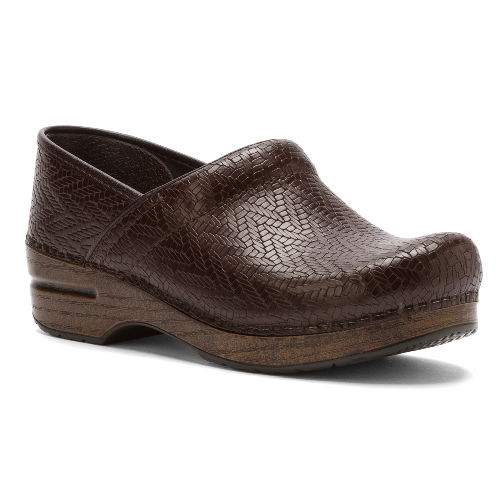 dansko professional clogs brown